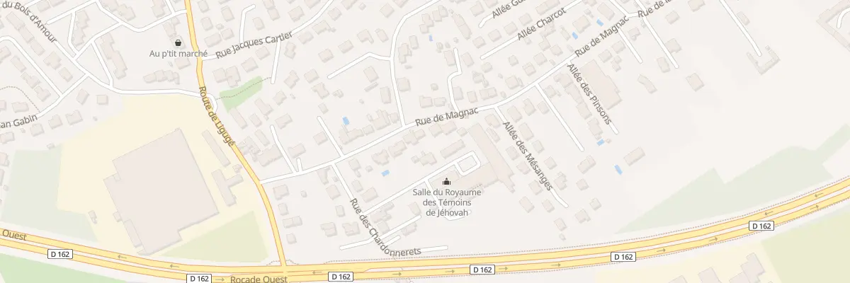 Plan du 27 Rue de Magnac à Saint-Benoît