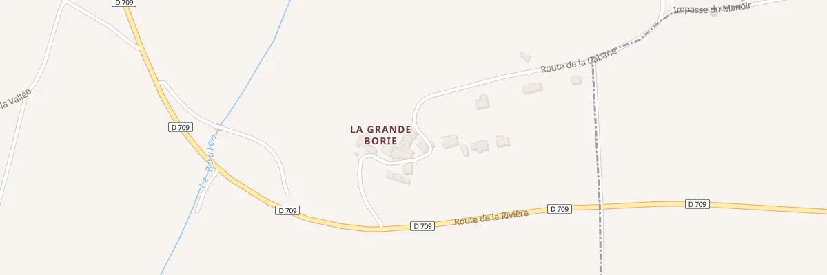 Plan du 211 Rte de la Cabane à Allemans