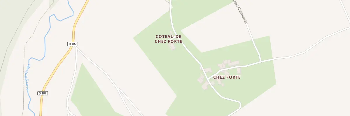 Plan du 14 Chez Forté à Nanteuil-en-Vallée