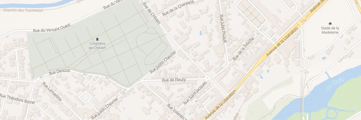 Plan du 17 Rue de Chilvert à Poitiers