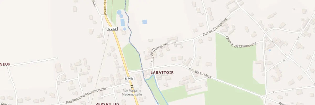Plan du 12 Rue du 19 Mars à Chaveignes