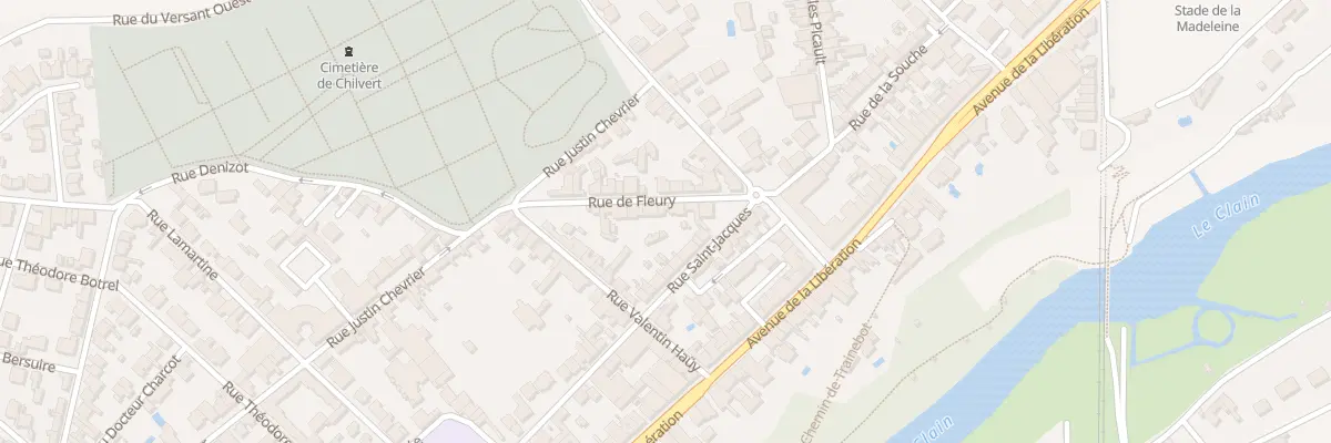Plan du 9 Rue de Fleury à Poitiers