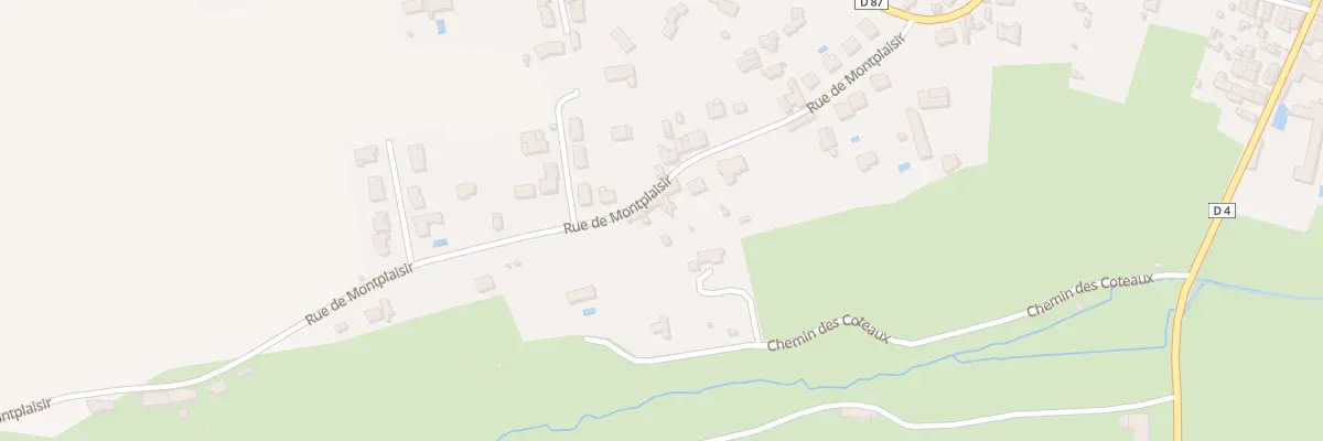 Plan du 13 Rue de Montplaisir à Ligugé
