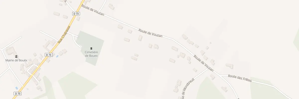 Plan du 224 Rte de Vouzan à Bouëx