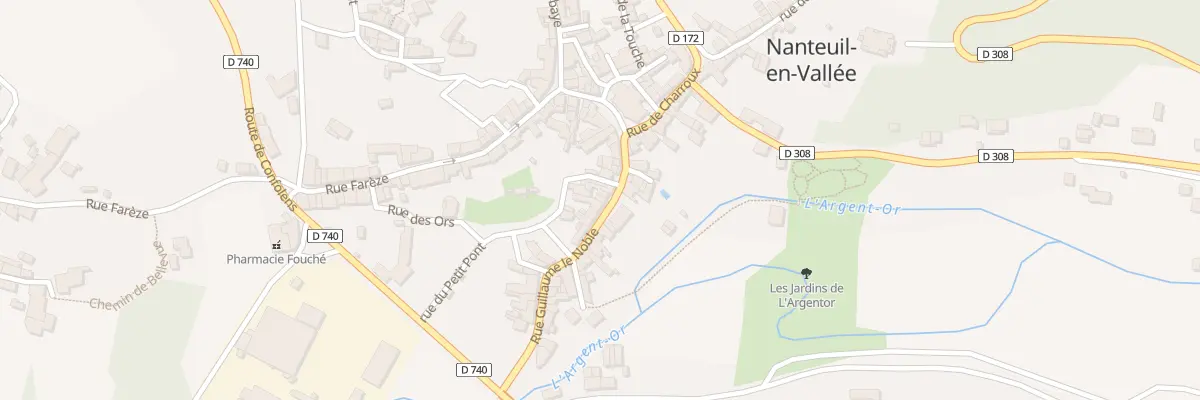 Plan du 20 Rue Guillaume le Noble à Nanteuil-en-Vallée