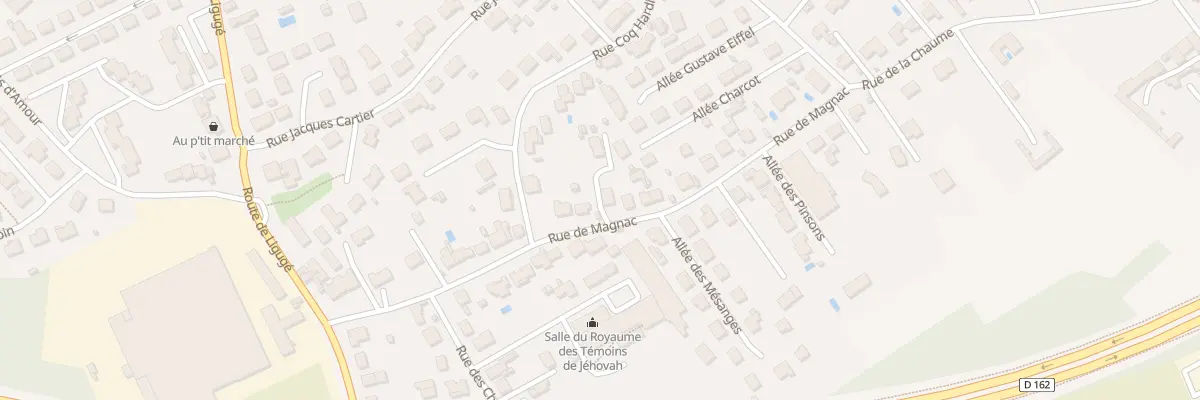 Plan du 26B Rue de Magnac à Saint-Benoît