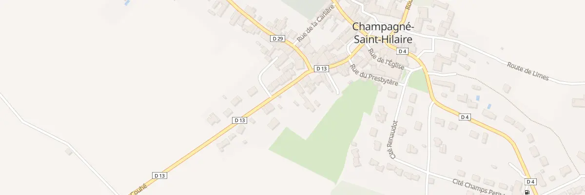 Plan du 5744F Rte de Couhé à Champagné-Saint-Hilaire