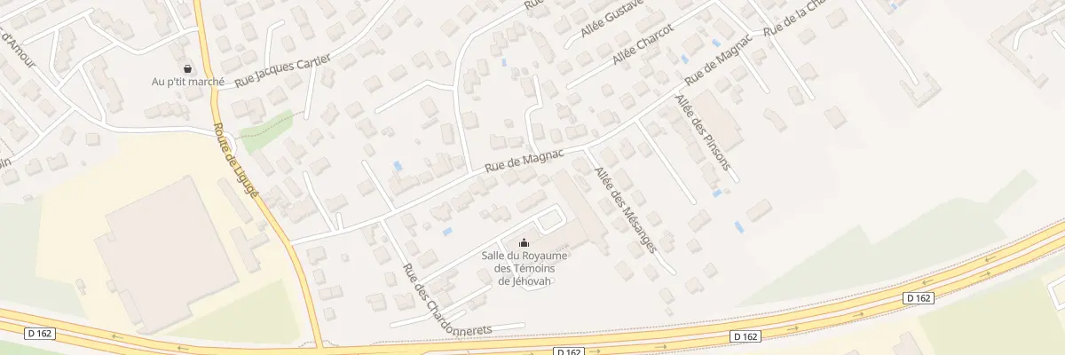 Plan du 23 Rue de Magnac à Saint-Benoît