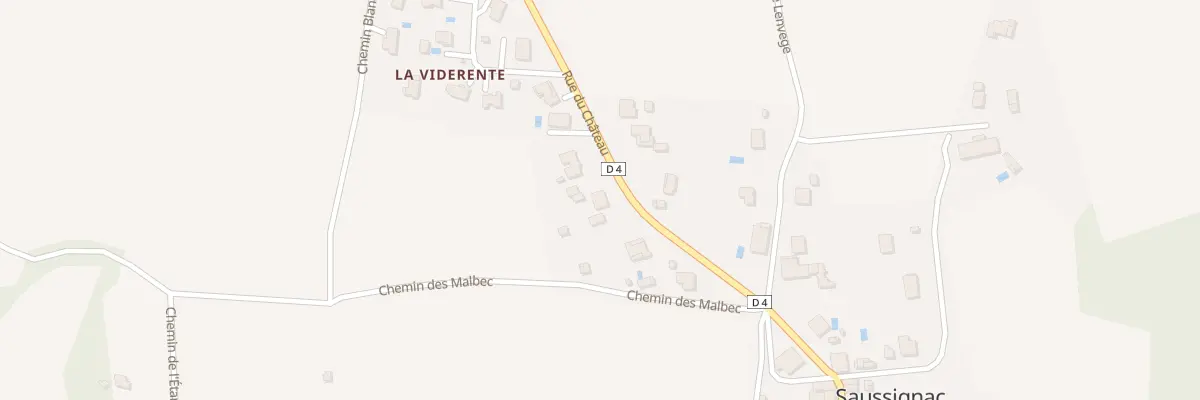 Plan du 139 La Viderente à Saussignac