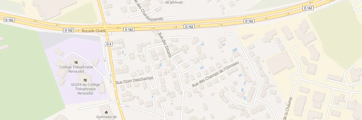 Plan du 25 Rue des Essarts à Saint-Benoît