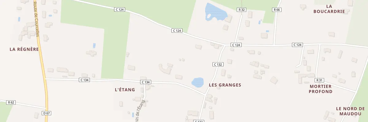 Plan du 10 Rte de l’Étang à Savigné-sur-Lathan
