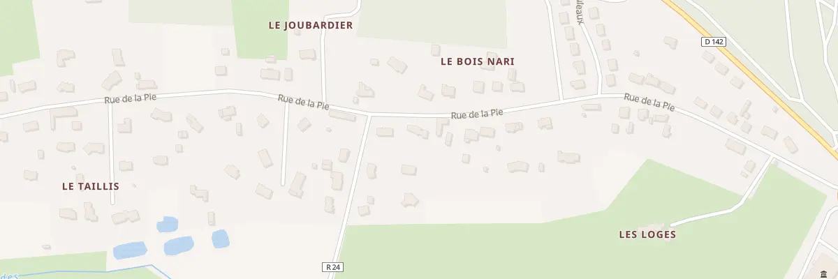 Plan du 50 Rue de la Pie à Brette-les-Pins