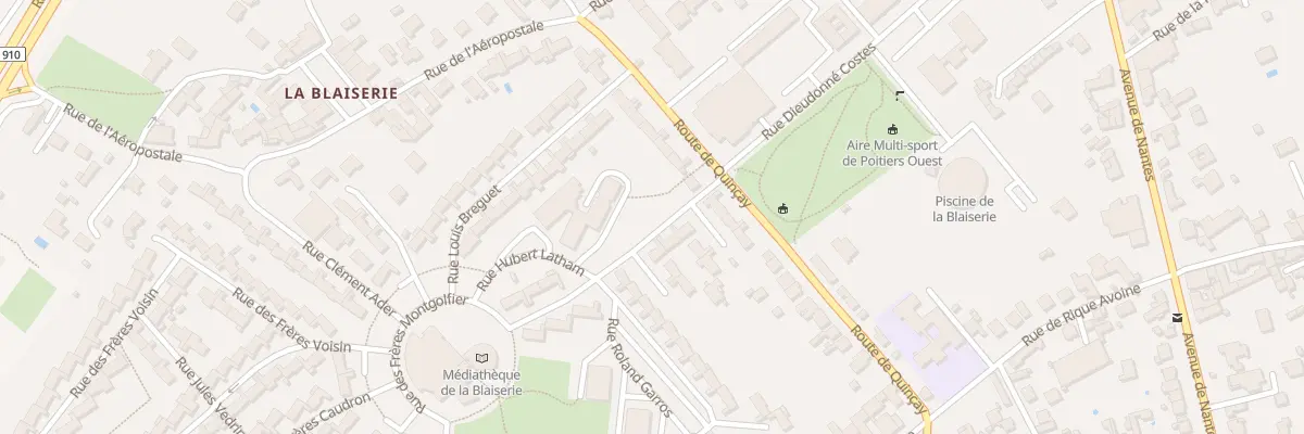 Plan du 97 Rue de Quincay à Poitiers