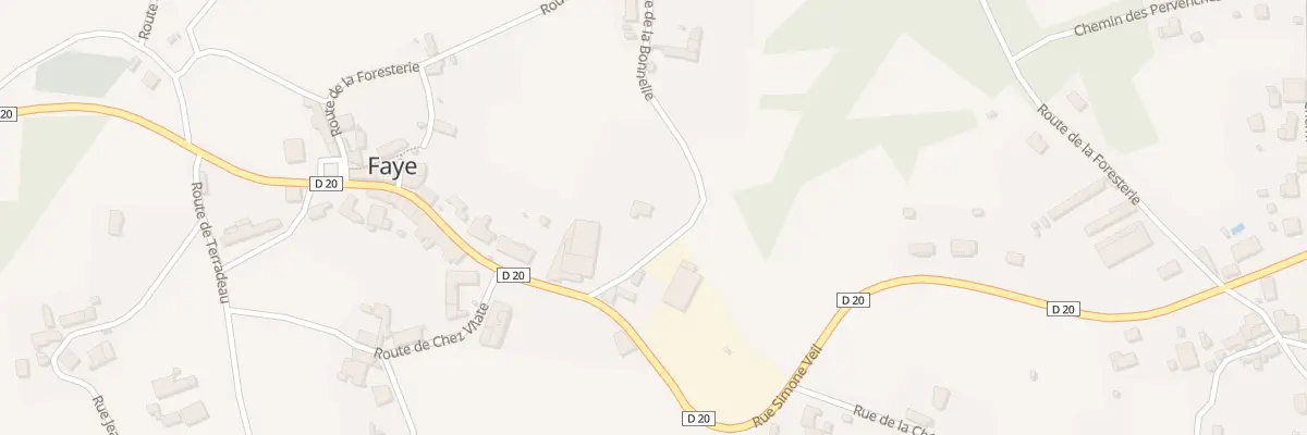 Plan du 77 Rte de la Bonnelie à Ribérac