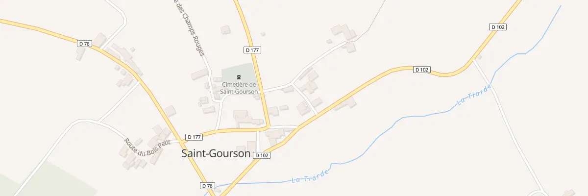 Plan du 1 Imp de la Tiarde à Saint-Gourson