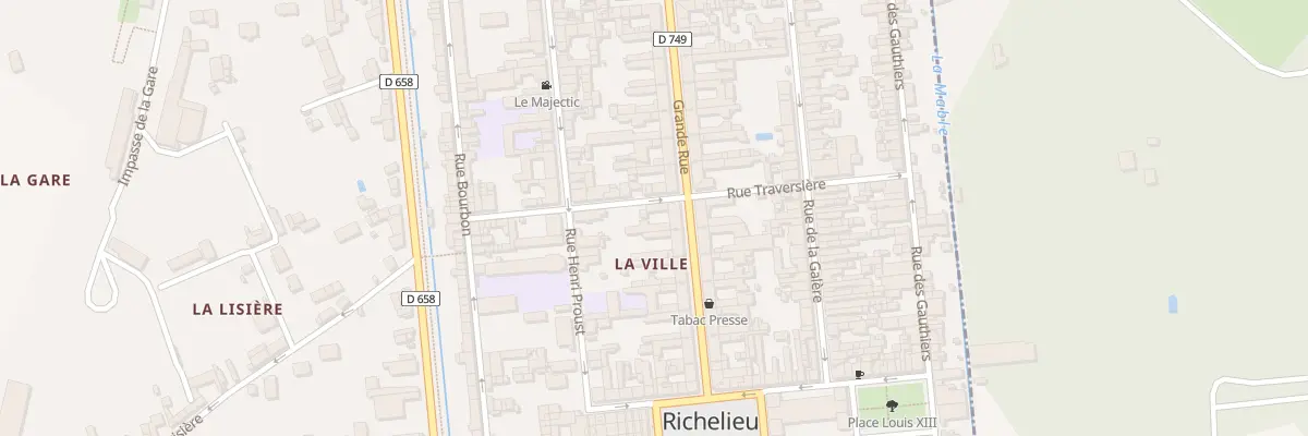 Plan du 16 Grande Rue à Richelieu