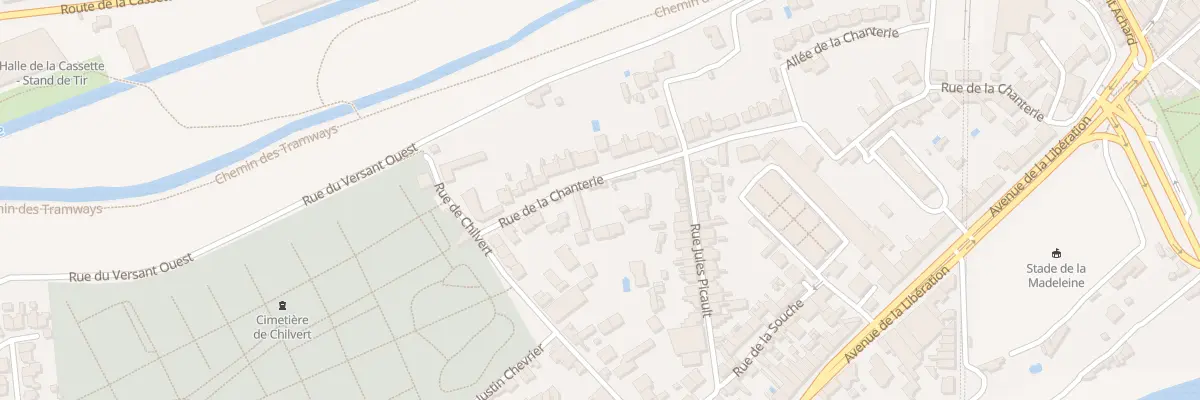Plan du 73 Rue de la Chanterie à Poitiers