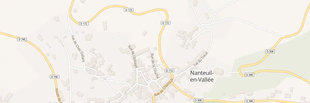 Plan du 23 Rue de la Touche à Nanteuil-en-Vallée