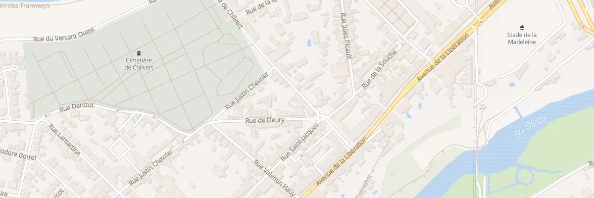 Plan du 9B Rue de Chilvert à Poitiers