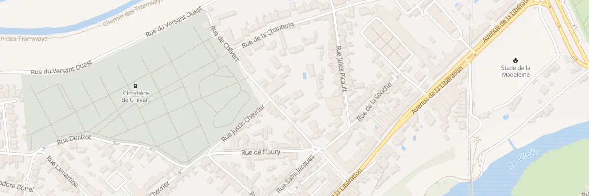 Plan du 18 Rue de Chilvert à Poitiers
