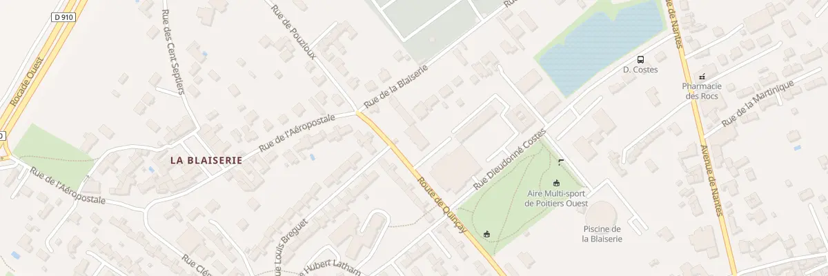 Plan du 114 Rue de Quincay à Poitiers