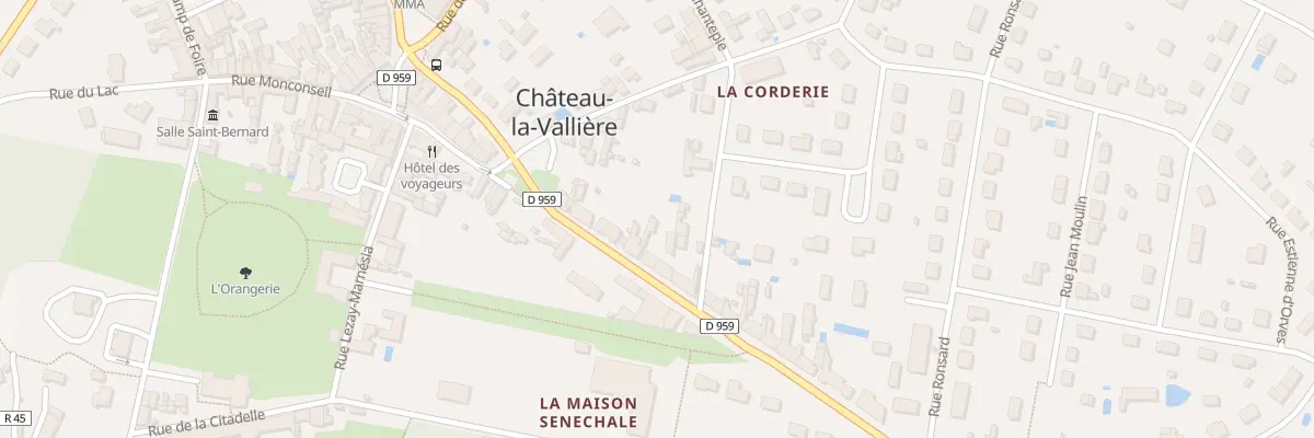 Plan du 13 Av du Gen de Gaulle à Château-la-Vallière