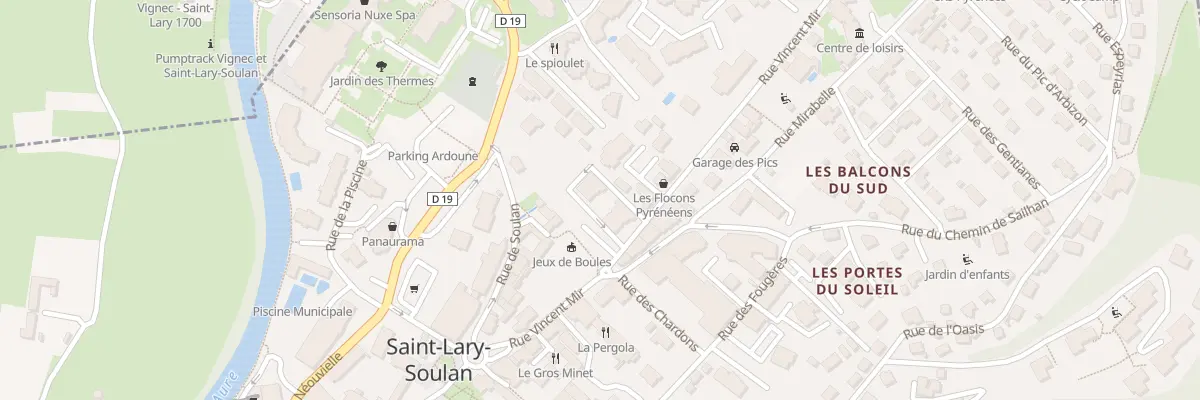 Plan du 22 Rue Vincent Mir à Saint-Lary-Soulan