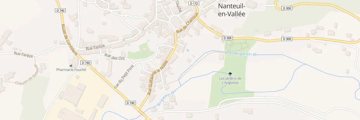 Plan du 31 Rue Guillaume le Noble à Nanteuil-en-Vallée