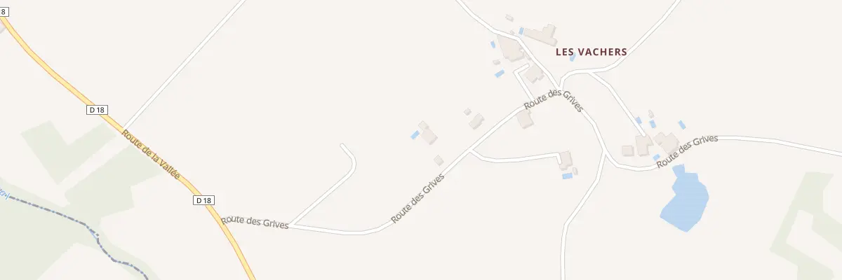Plan du 940 Rte des Grives à Thénac
