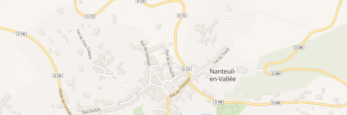 Plan du 19 Rue de la Touche à Nanteuil-en-Vallée