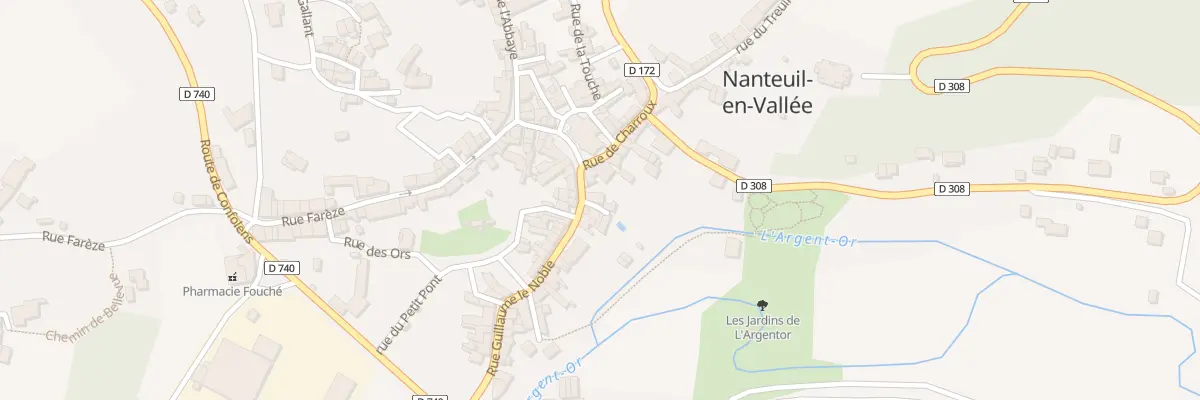 Plan du 39 Rue Guillaume le Noble à Nanteuil-en-Vallée