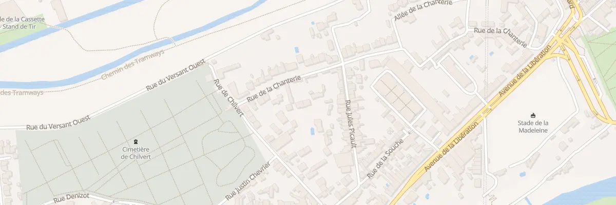 Plan du 71 Rue de la Chanterie à Poitiers