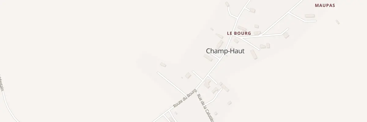 Plan du 12 Rte du Bourg à Champ-Haut