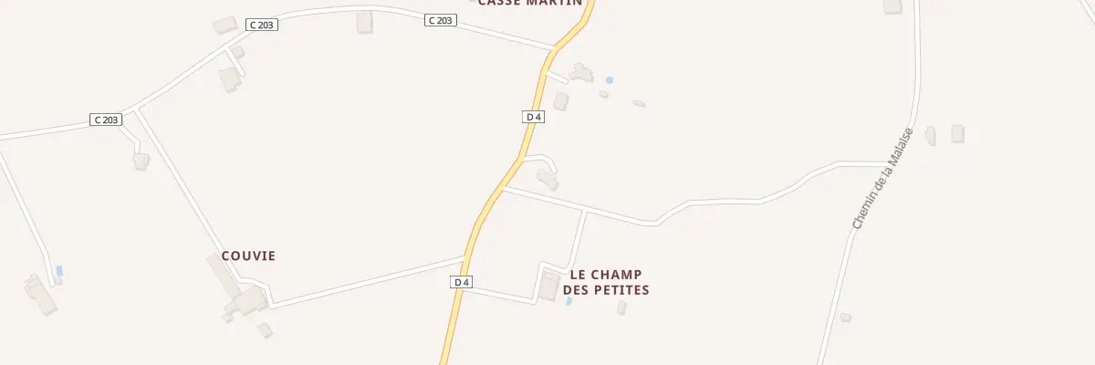 Plan du 26 Champ des Petites à Saussignac