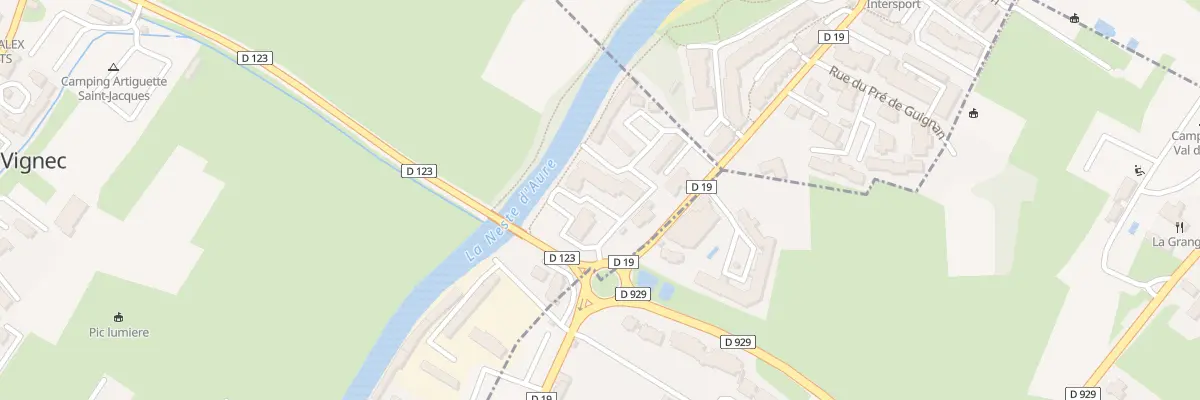 Plan du 5090 Graoues à Vignec