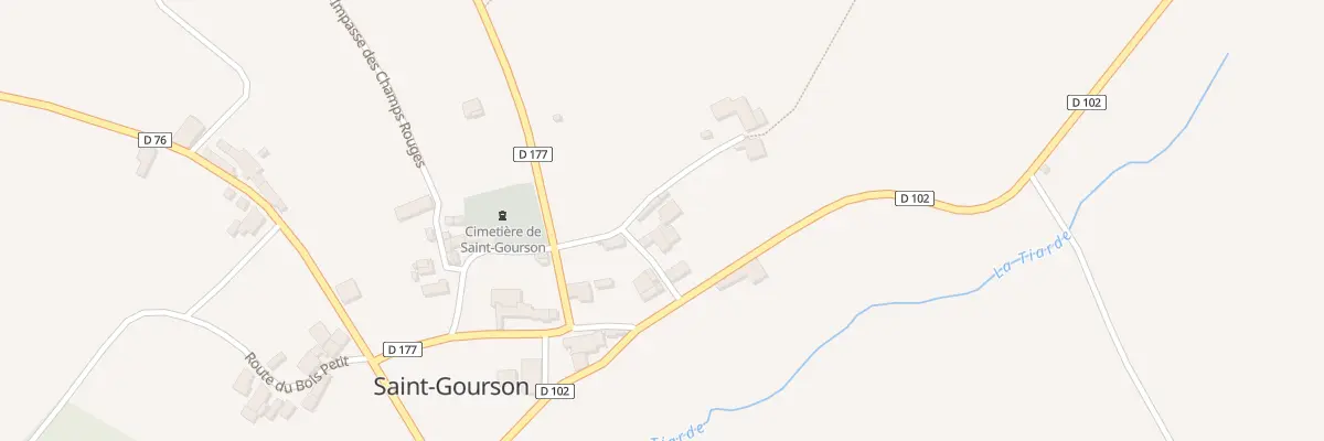 Plan du 4 Imp de la Tiarde à Saint-Gourson