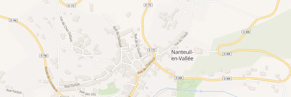 Plan du 11 Rue de la Touche à Nanteuil-en-Vallée