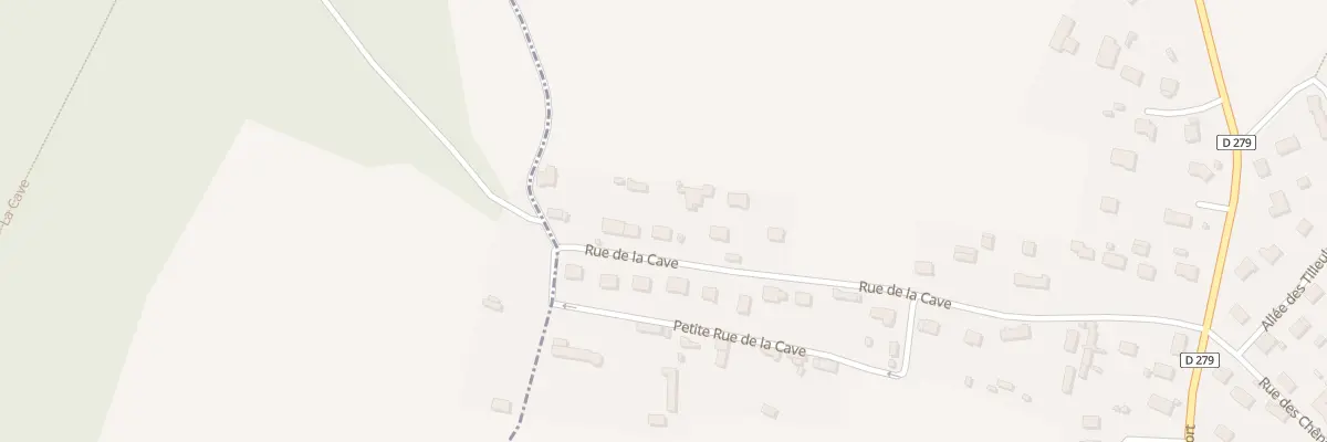 Plan du 380 Rue de la Cave à Froberville