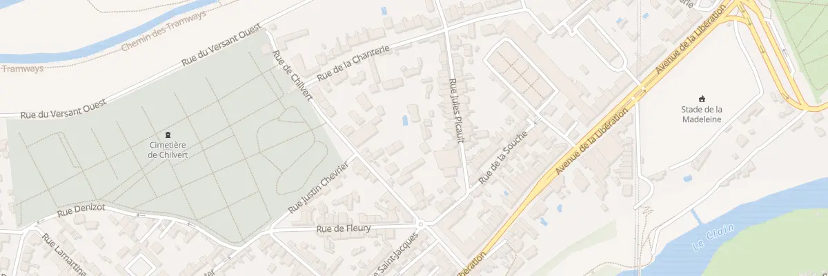 Plan du 18 Rue de Chilvert à Poitiers