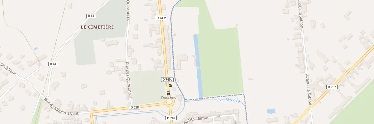 Plan du 6 Rte de Chinon à Chaveignes