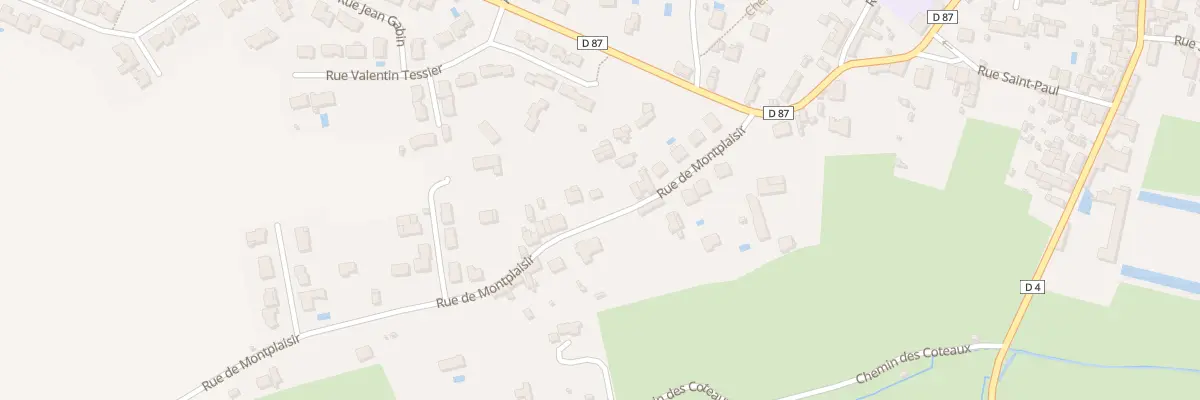Plan du 14 Rue de Montplaisir à Ligugé
