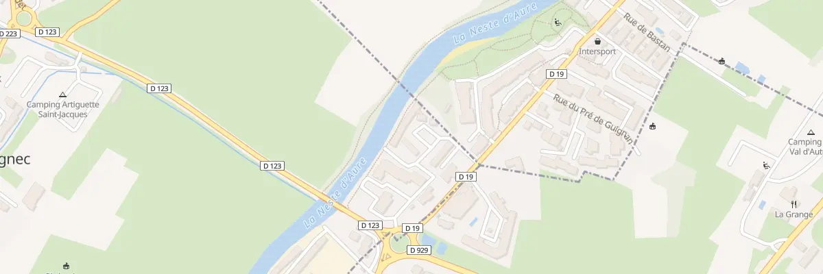 Plan du 5109 Graoues à Vignec