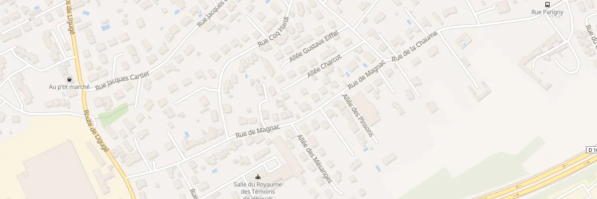 Plan du 18 Rue de Magnac à Saint-Benoît