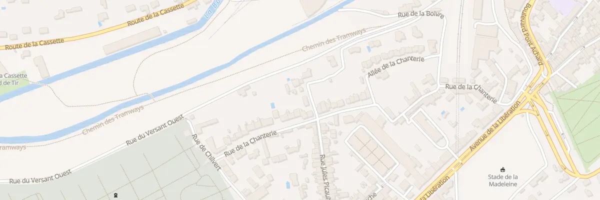 Plan du 76 Rue de la Chanterie à Poitiers