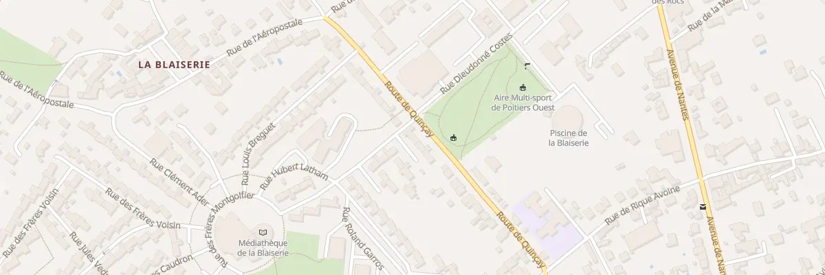 Plan du 95 Rue de Quincay à Poitiers