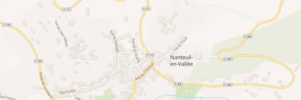 Plan du 6 Rue du Treuil à Nanteuil-en-Vallée