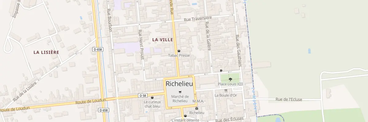 Plan du 3 Grande Rue à Richelieu