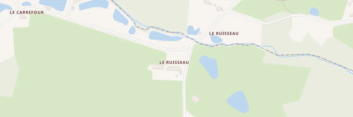 Plan du 2 Che du Ruisseau à Mayet