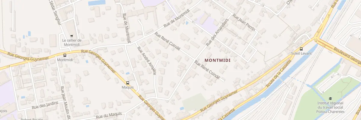 Plan du 19B Rue des Amandiers à Poitiers