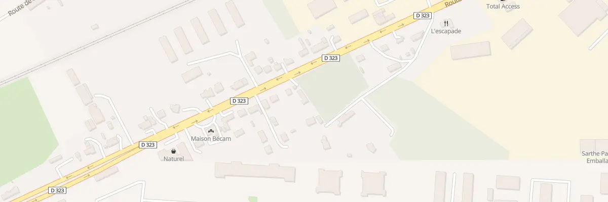 Plan du 33B Rte de Paris à Champagné